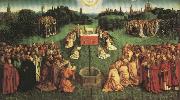 Jan Van Eyck Adoration fo the Mystic Lamb,from the Ghent Altarpiece Spain oil painting artist